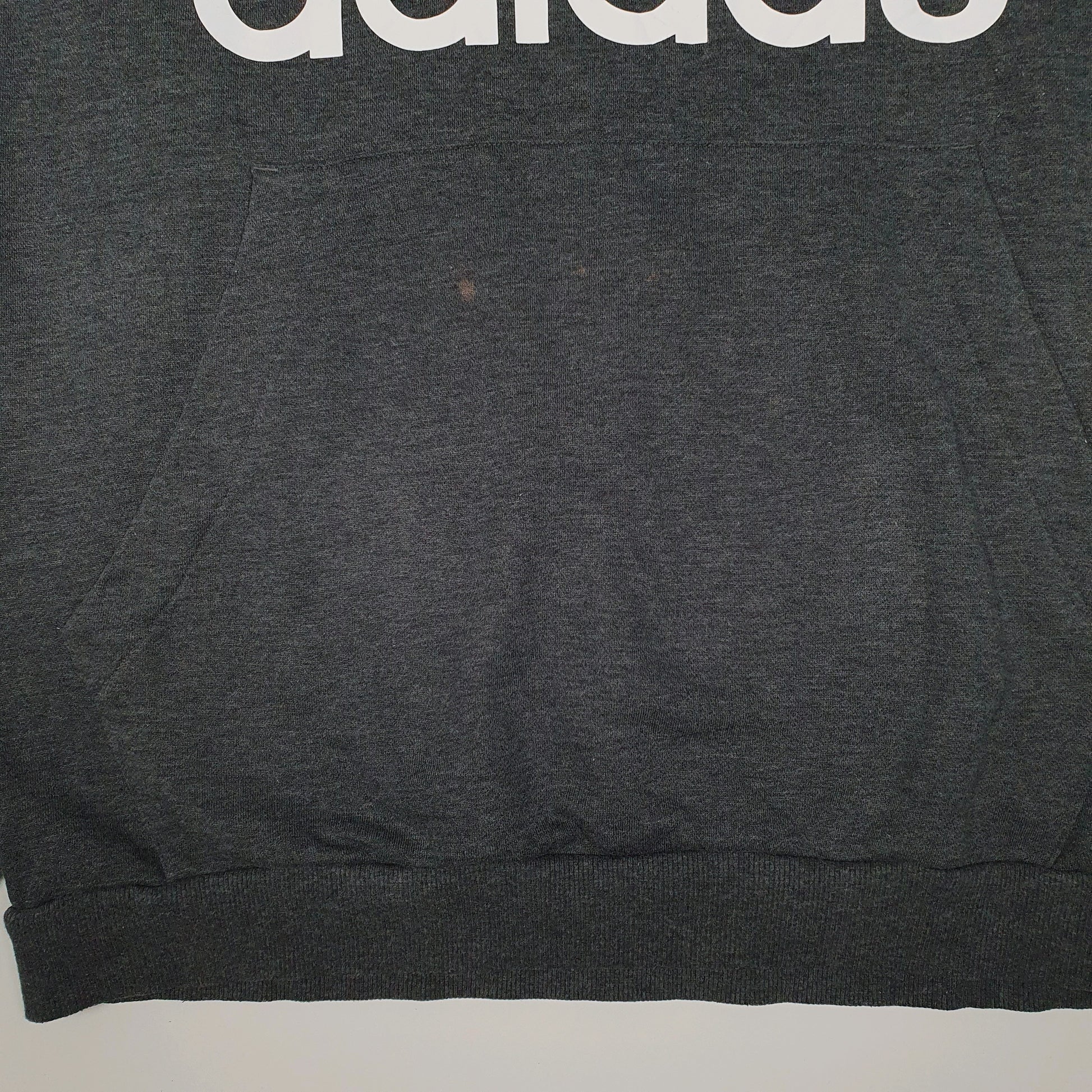 Mens Grey Adidas  Hoodie Jumper