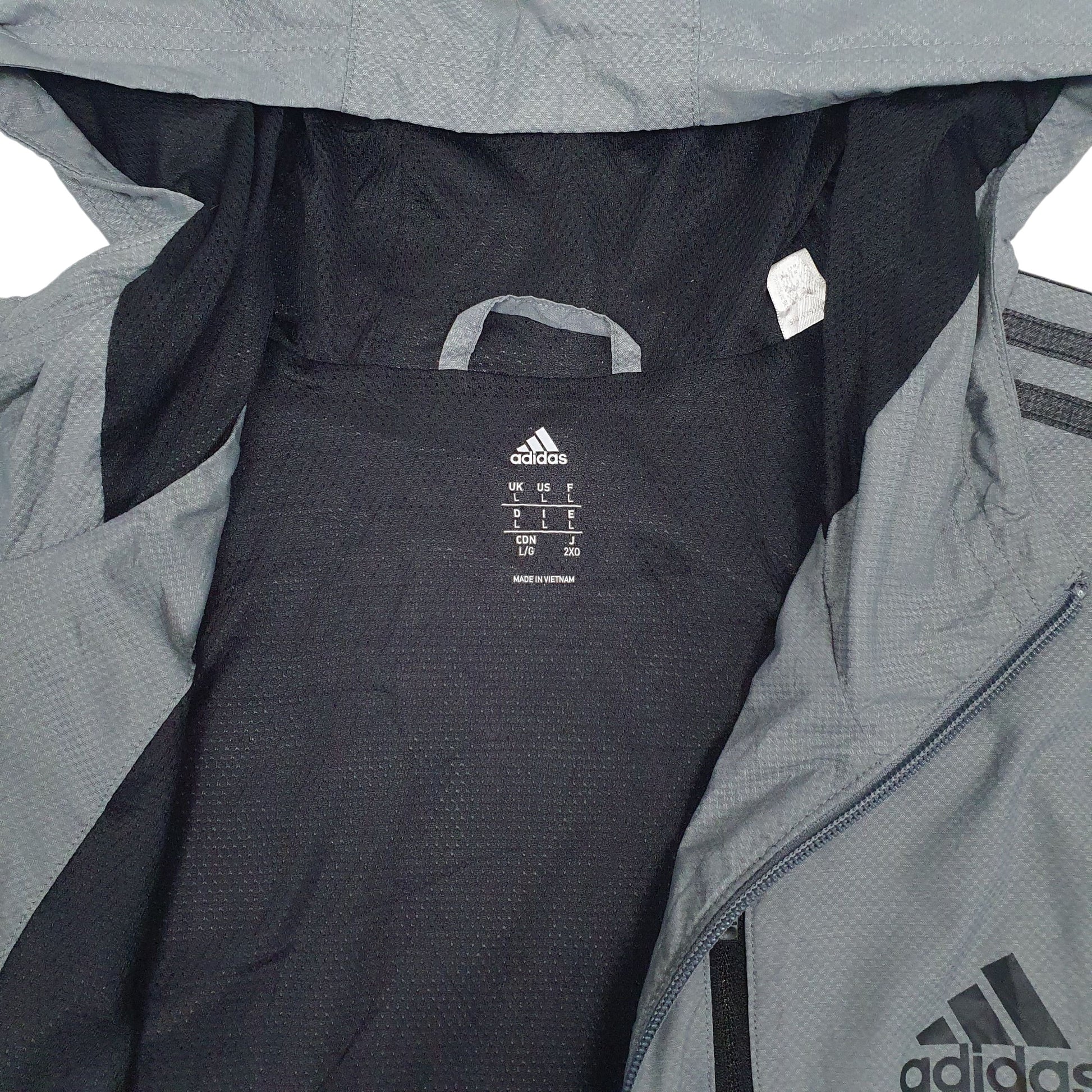 Mens Grey Adidas   Coat