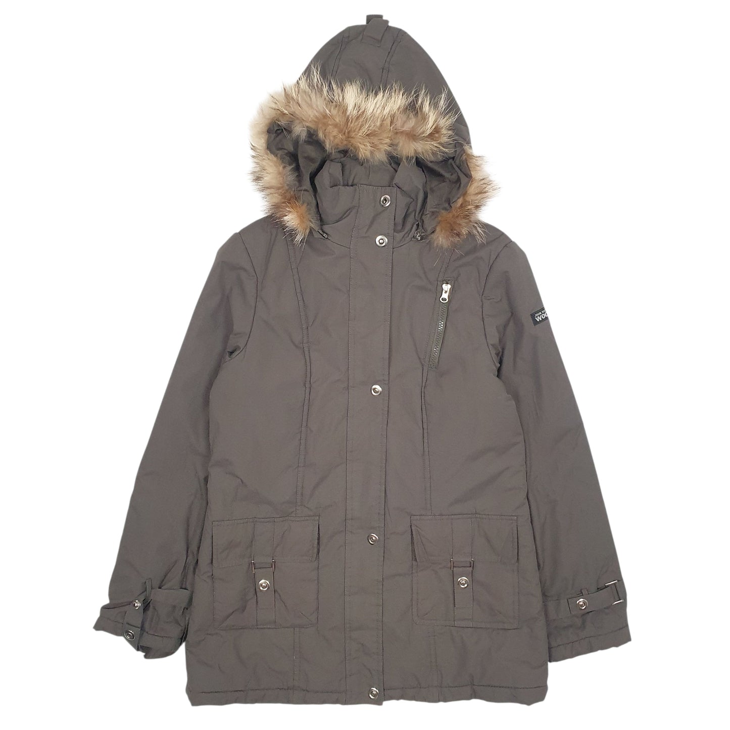 Womens Green Woolrich   Coat