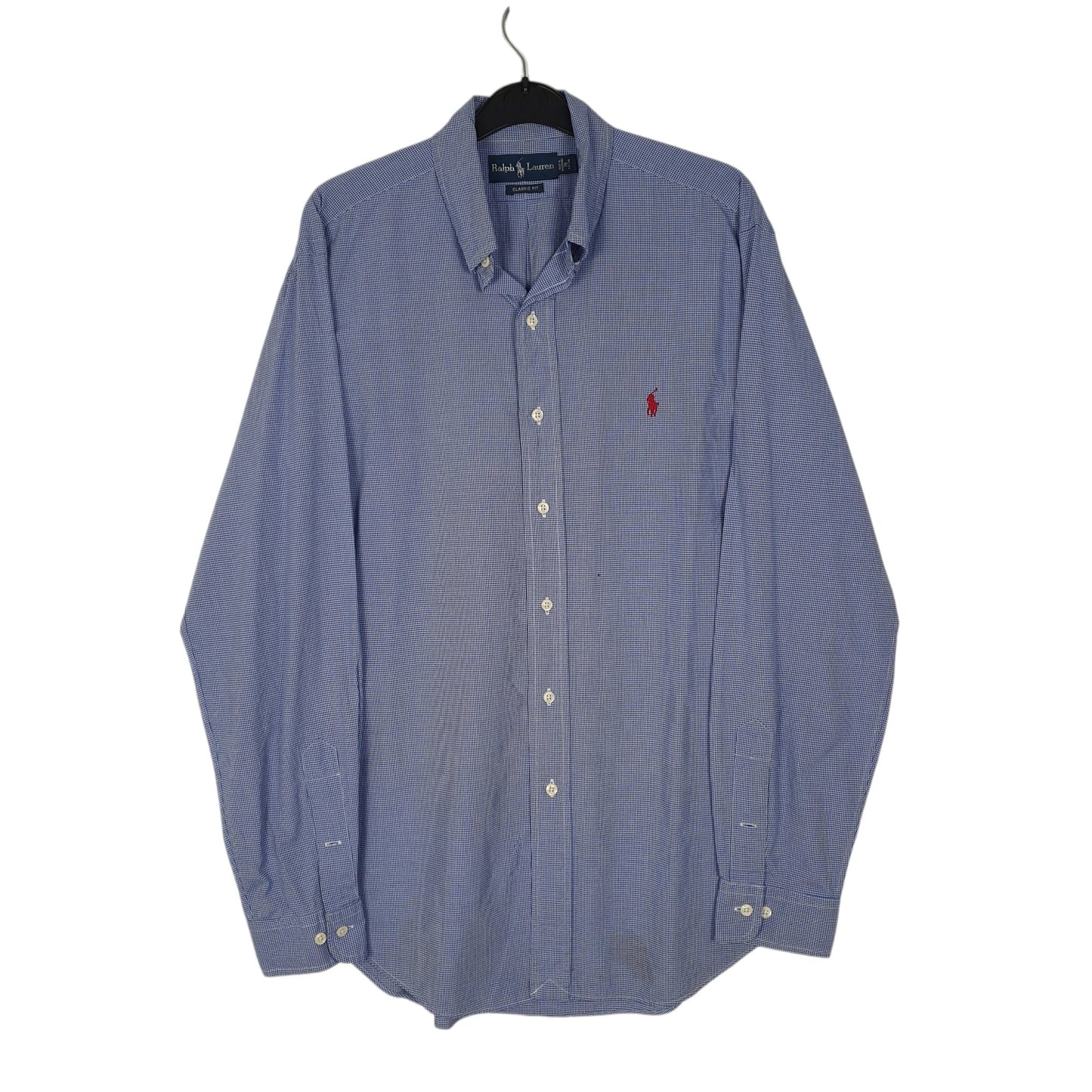 Mens Blue Ralph Lauren  Long Sleeve Shirt