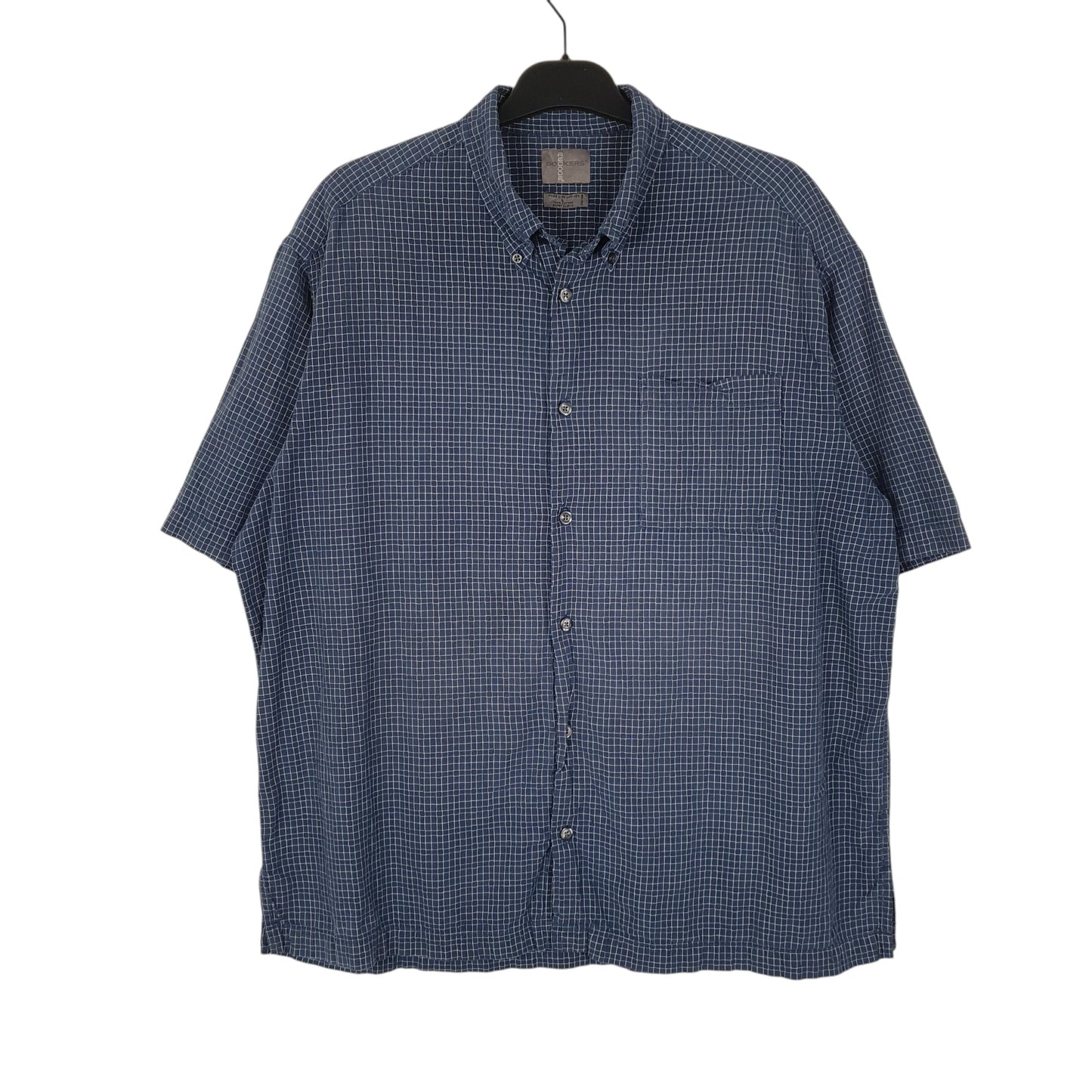 Mens Navy Dockers  Short Sleeve Shirt