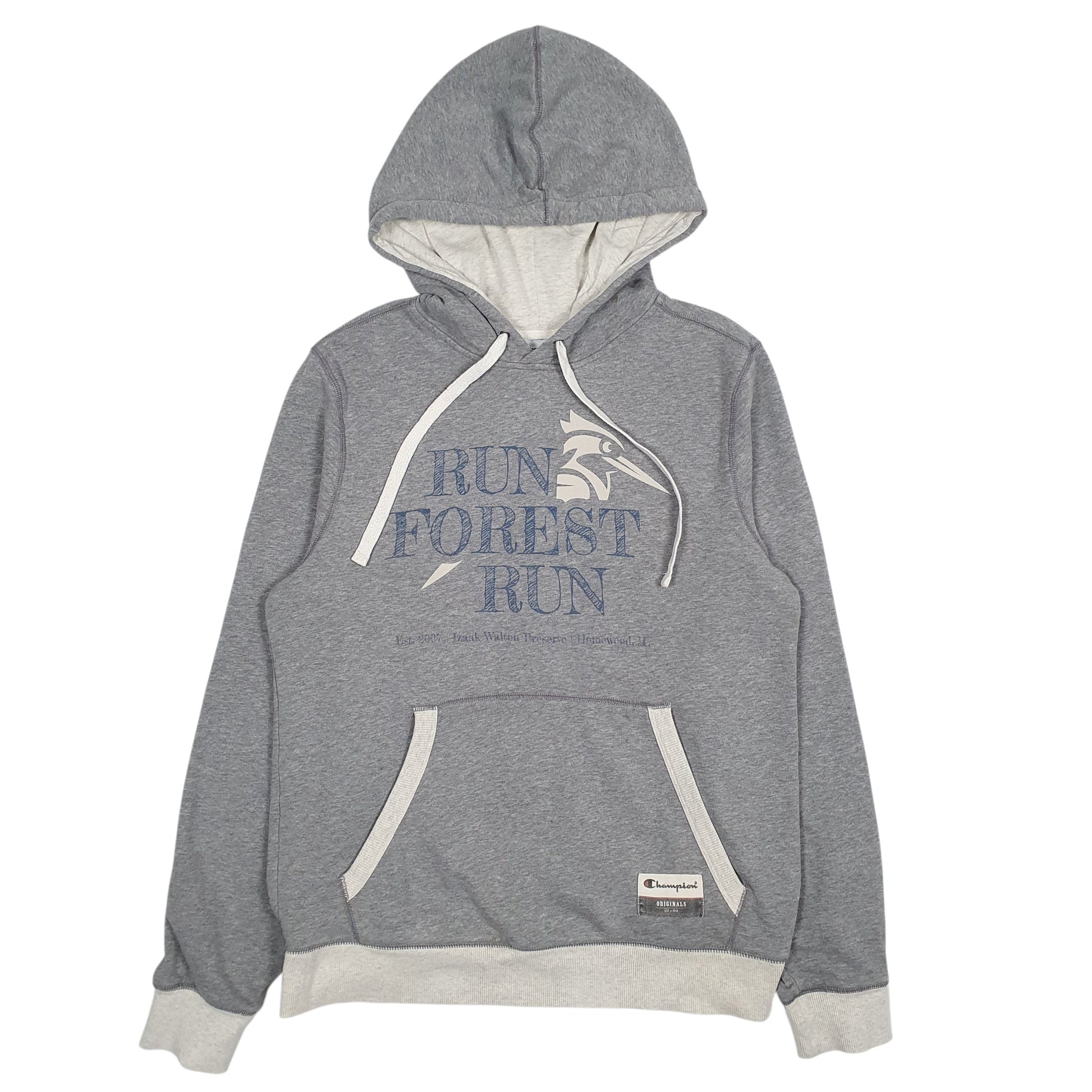 Mens Grey Champion  Hoodie Jumper