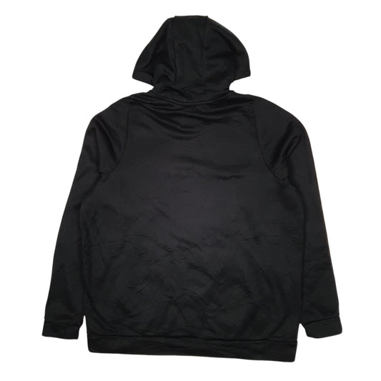 Mens Black Nike Hood Athletics Dri Fit Hoodie Jumper