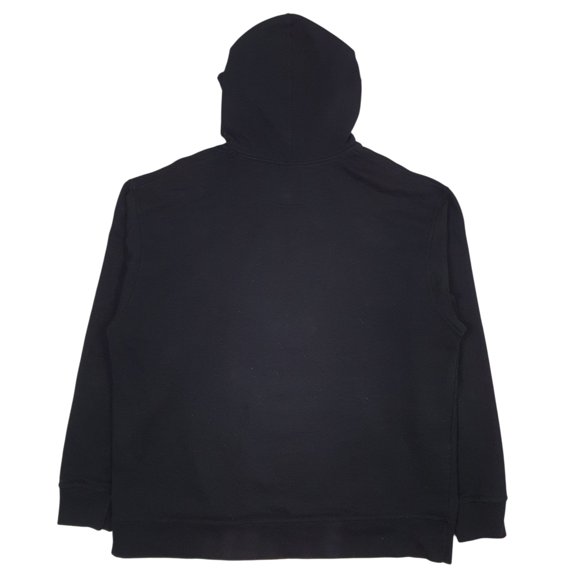 Mens Black Champion Spellout Hoodie Jumper