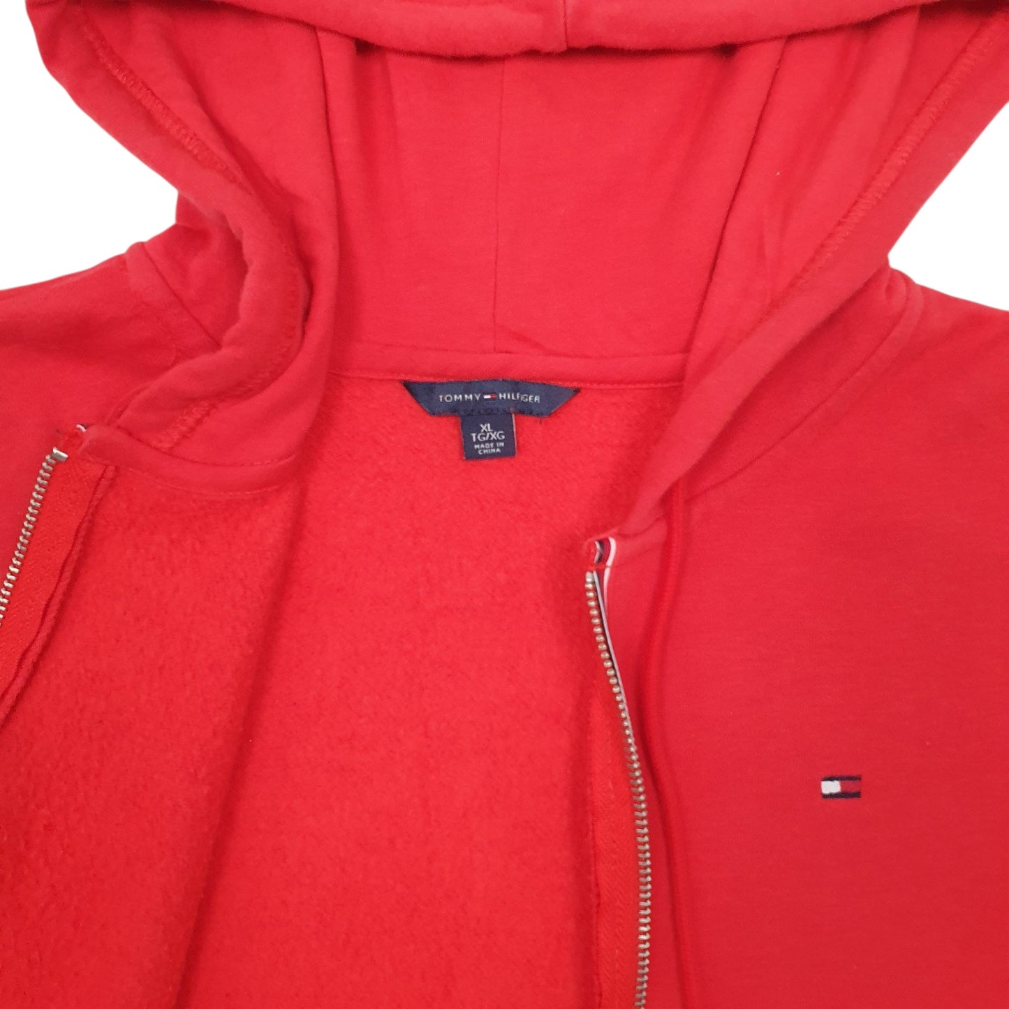 Womens Red Tommy Hilfiger  Full Zip Jumper