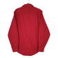 Mens Red L.L.Bean Thick Chamois Hunting Flannel  Shirt
