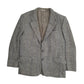 Mens Grey Wm. H. Leishman Harris Twead Herringbone  Coat