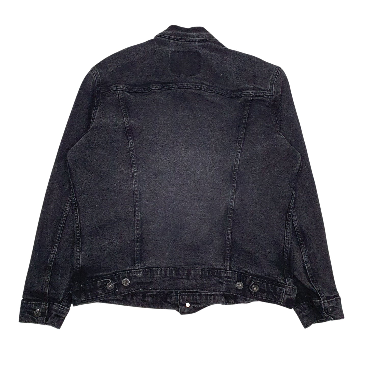 Mens Black Levis   Coat