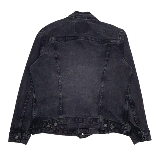 Mens Black Levis   Coat