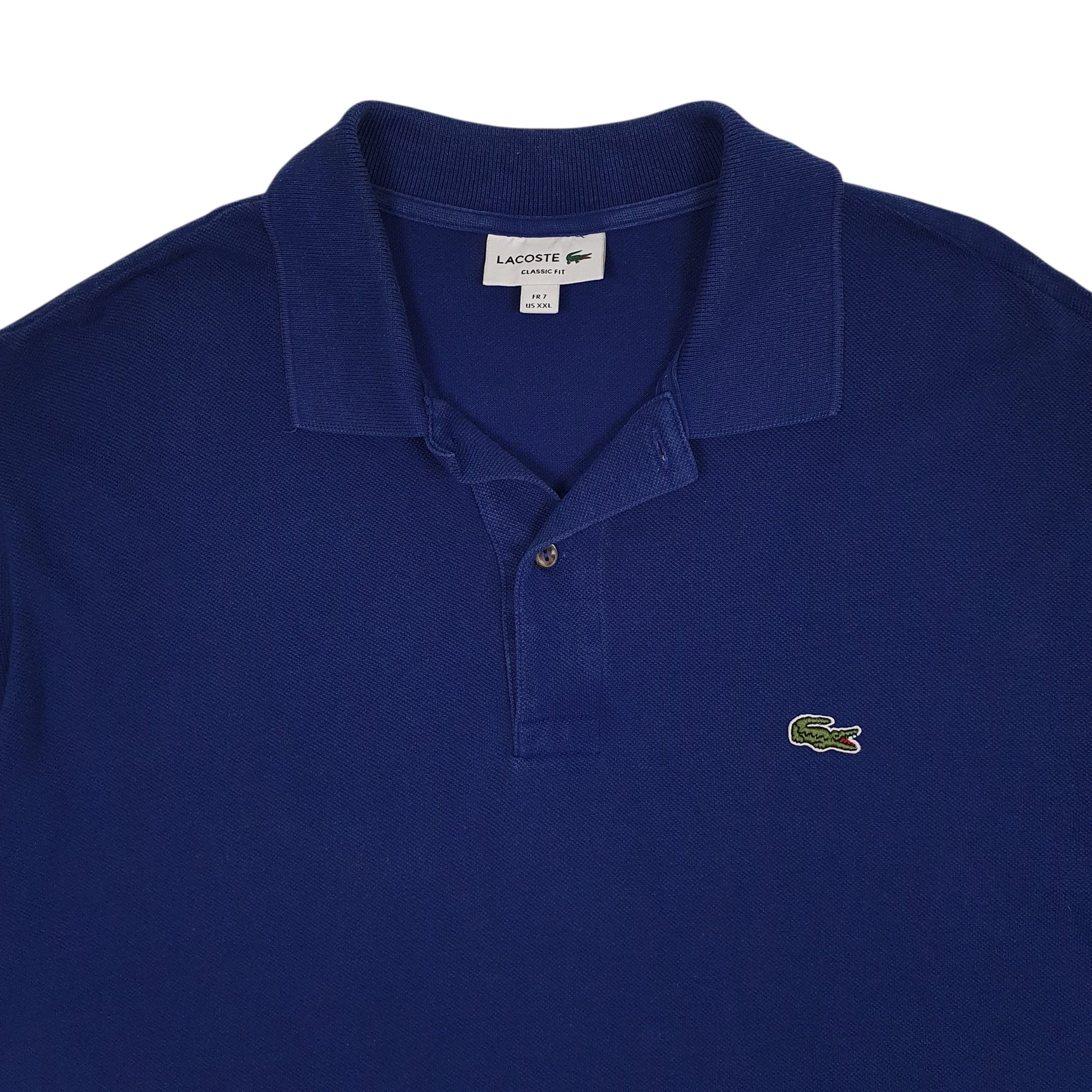 Mens Blue Lacoste   Polo Shirt