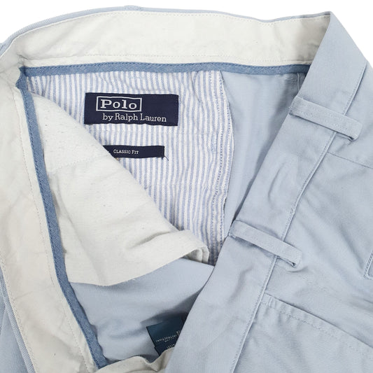 Mens Blue Polo Ralph Lauren Classic Fit  Trousers