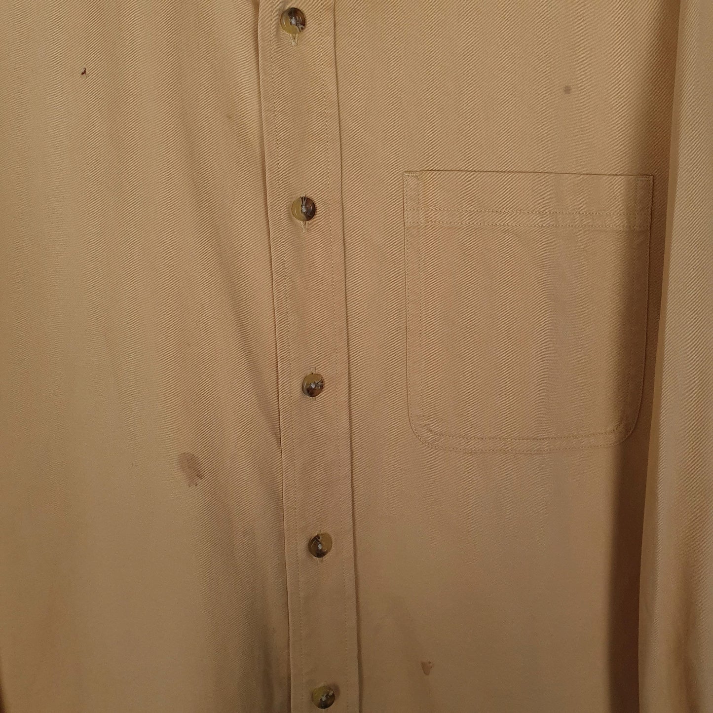 Mens Yellow L.L.Bean   Shirt