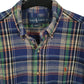 Mens Navy Ralph Lauren Heavyweight Flannel  Shirt