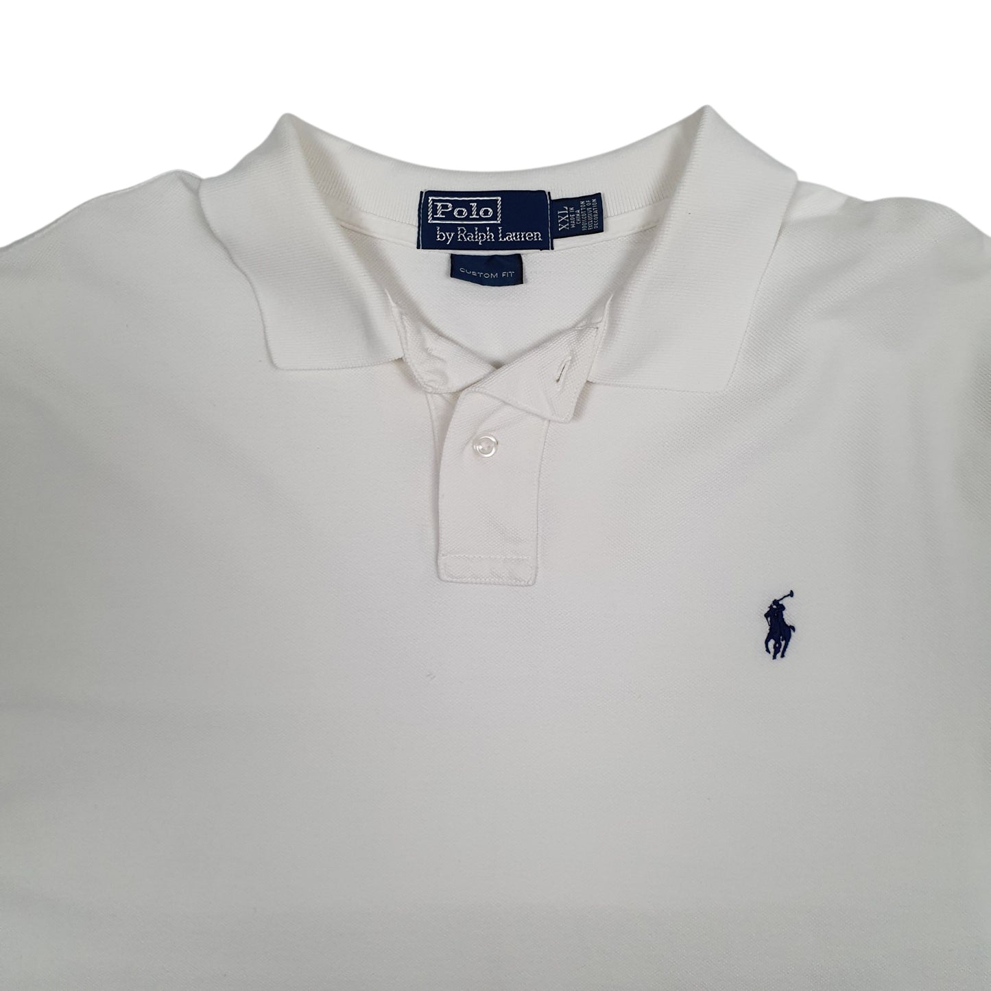 Mens White Polo Ralph Lauren   Polo Shirt