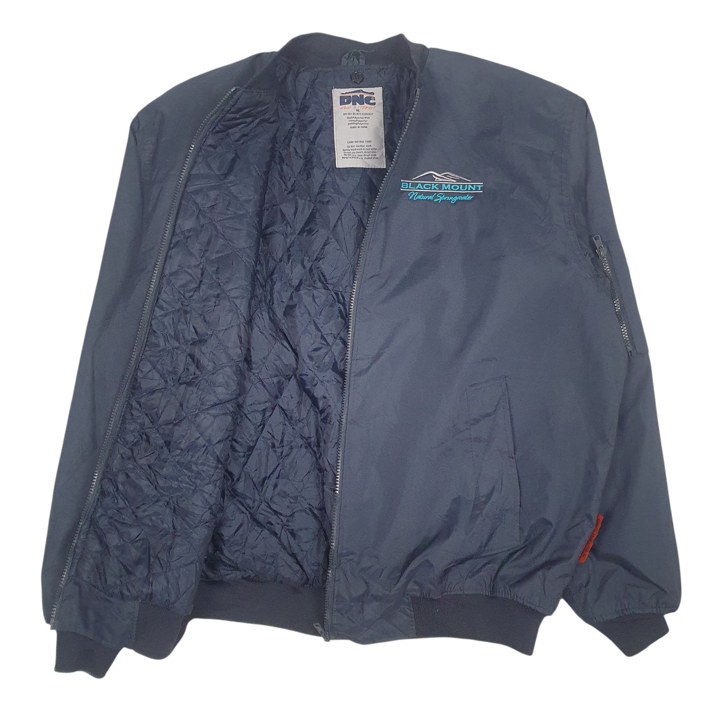 Mens Navy DNC Bomber  Coat