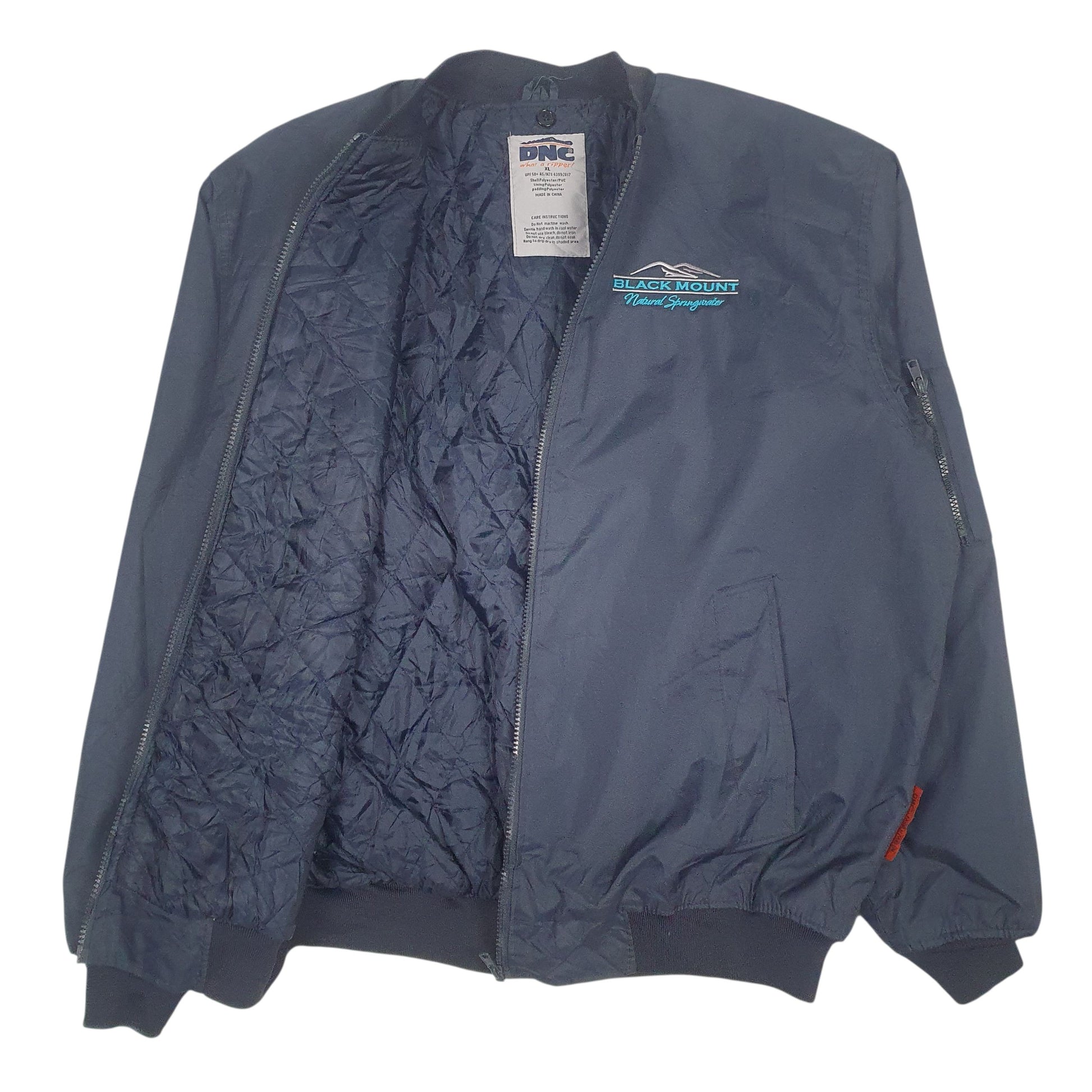 Mens Navy DNC Bomber  Coat