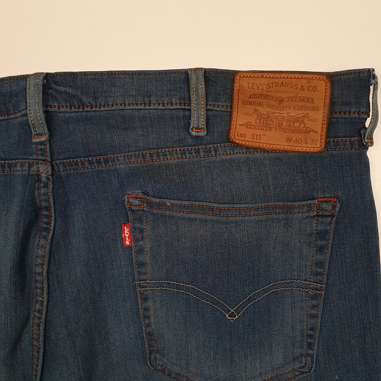 Mens Blue Levis Premium Stretch  Jeans