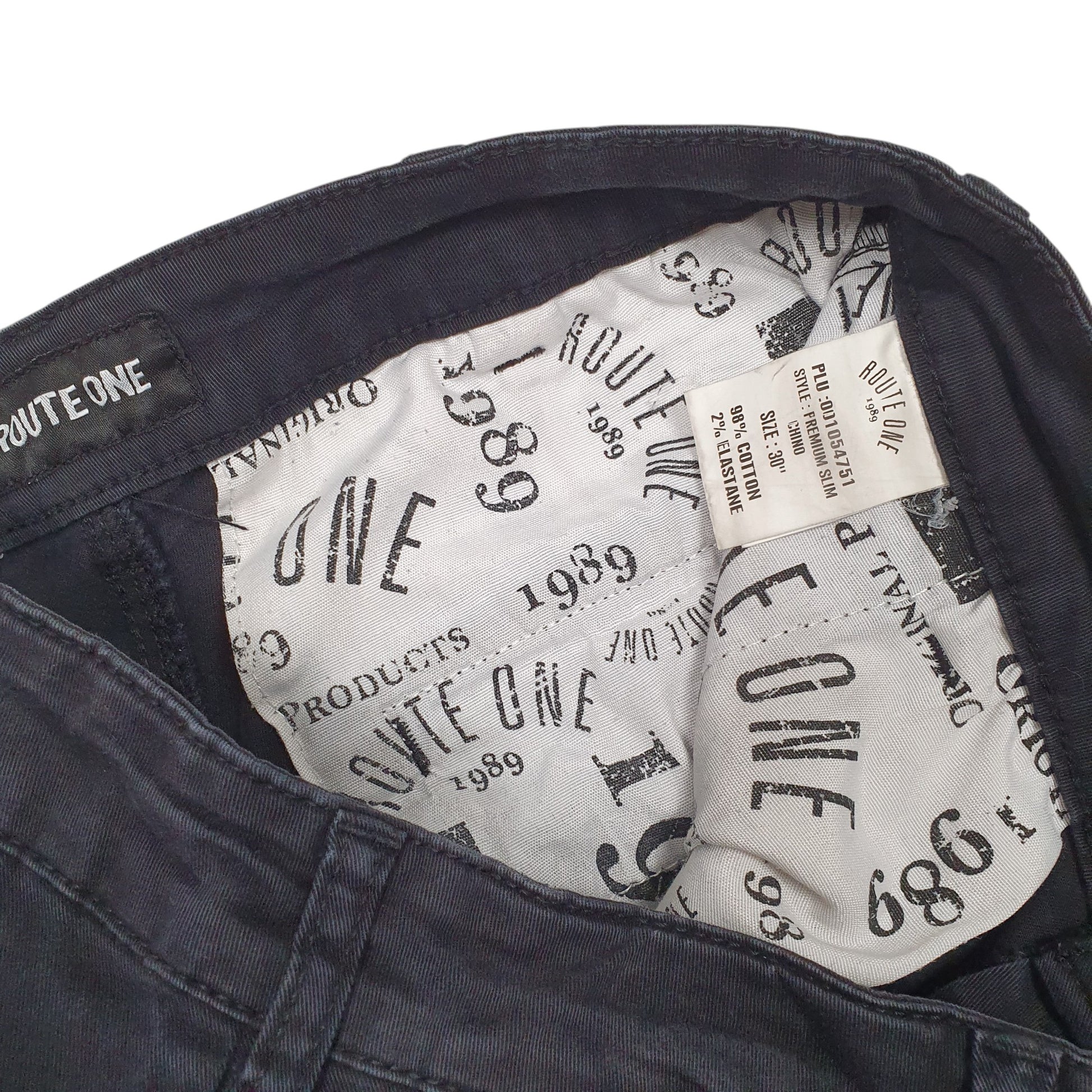 Mens Black Route One   Trousers