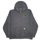 Mens Grey Carhartt  Full Zip Jumper