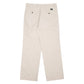 Mens Cream Dockers Pleated  Trousers