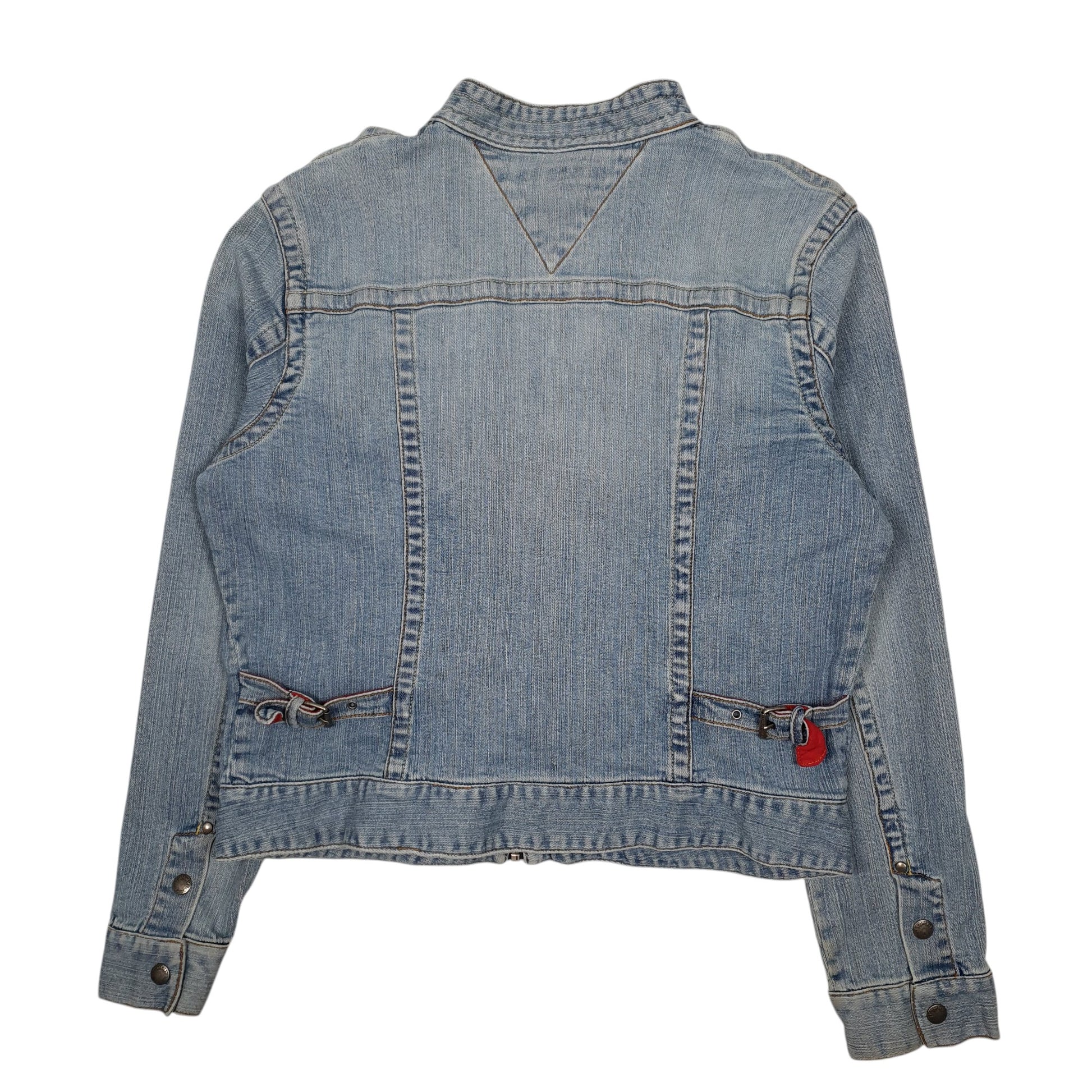 Womens Blue Tommy Hilfiger Trucker  Coat