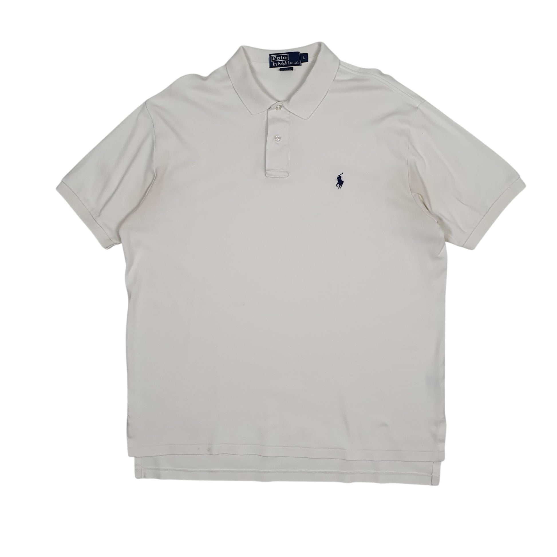 Mens White Polo Ralph Lauren  Short Sleeve Polo Shirt