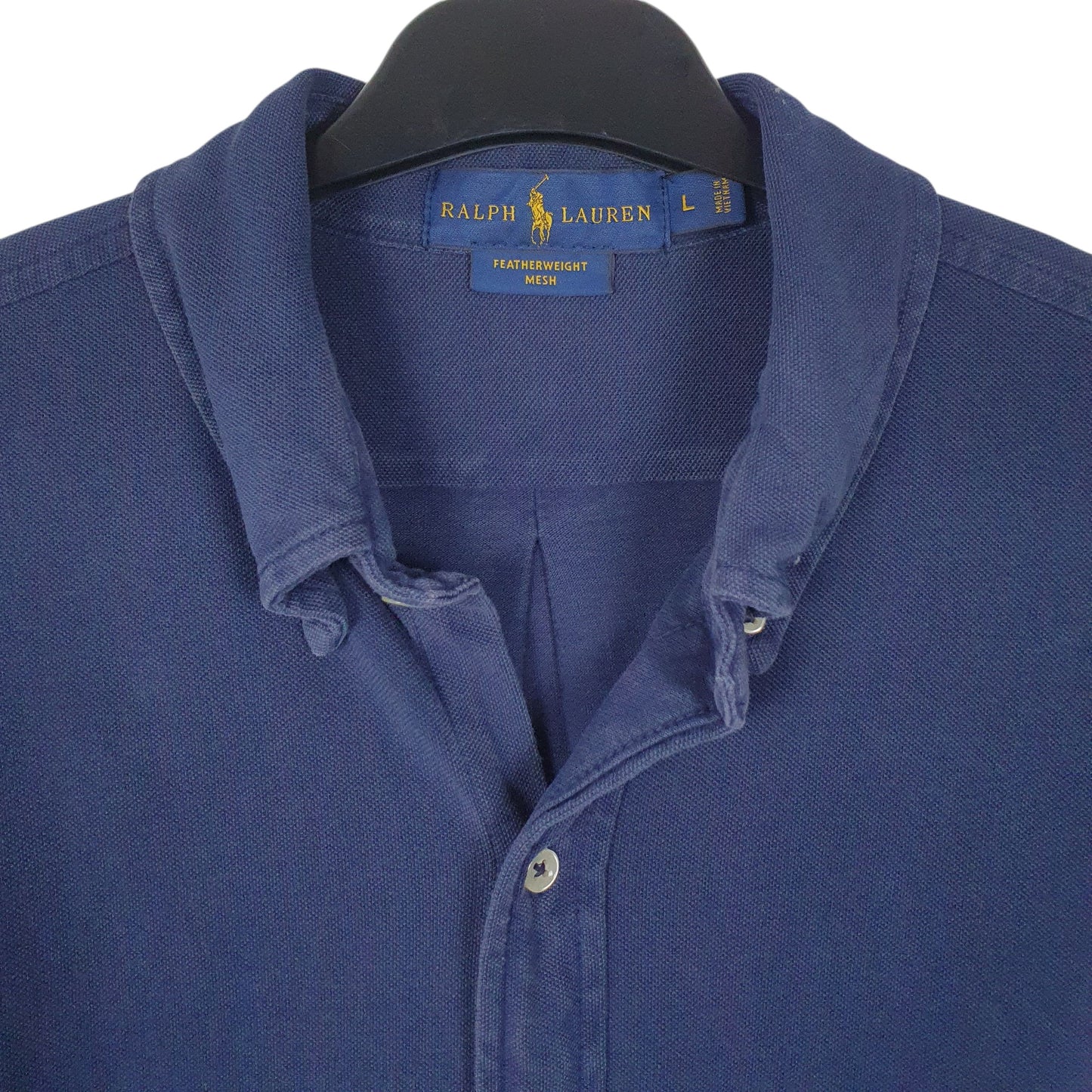 Mens Navy Ralph Lauren Featherweight Mesh  Shirt
