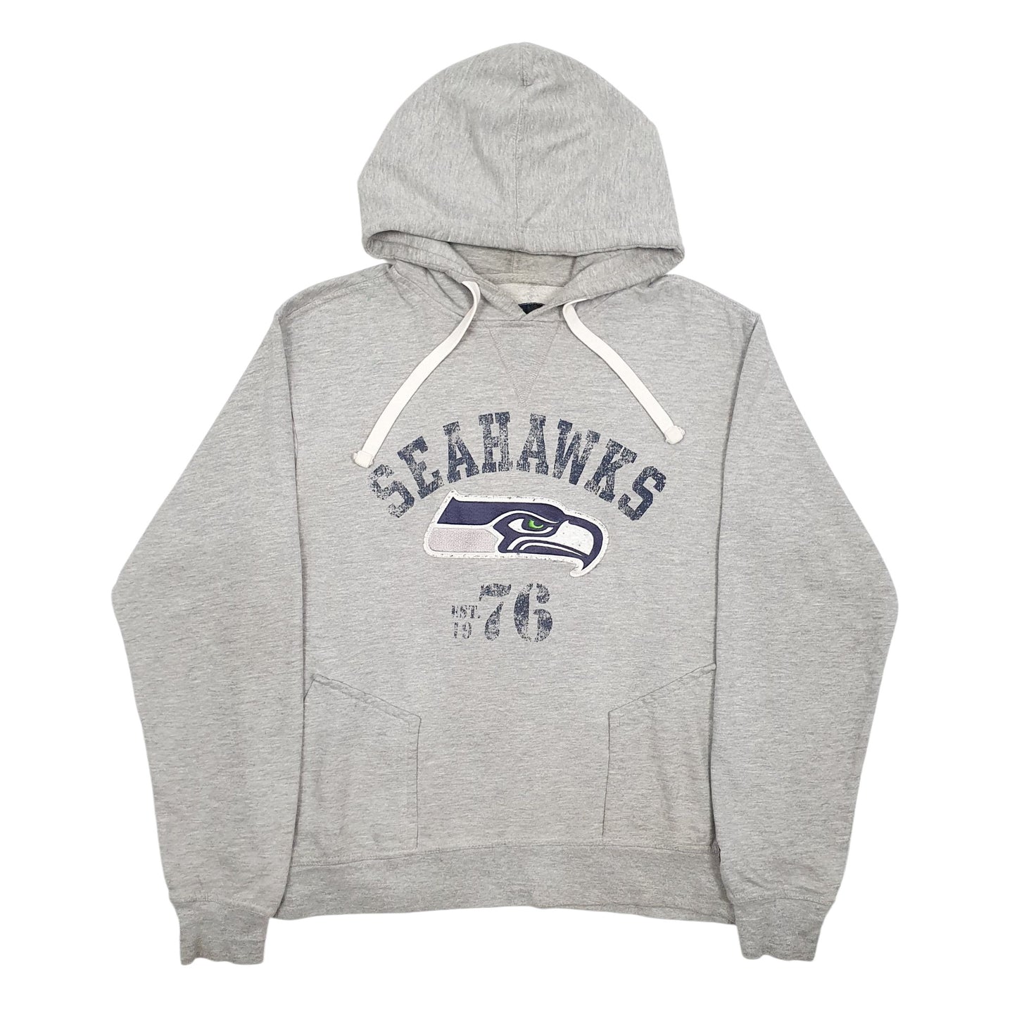 Mens Grey NFL Seattle Seahawks Hoodie Jumper