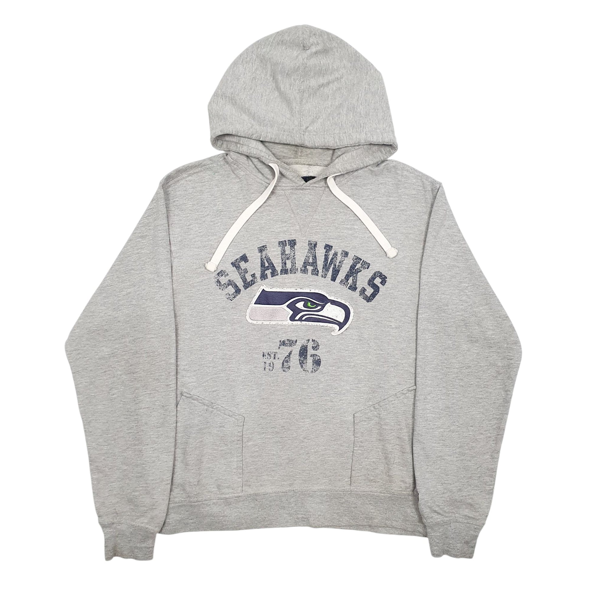 Mens Grey NFL Seattle Seahawks Hoodie Jumper