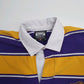 Mens Purple Barbarian Rugby  Polo Shirt