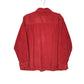Womens Red L.L.Bean Chunky Corduroy  Shirt