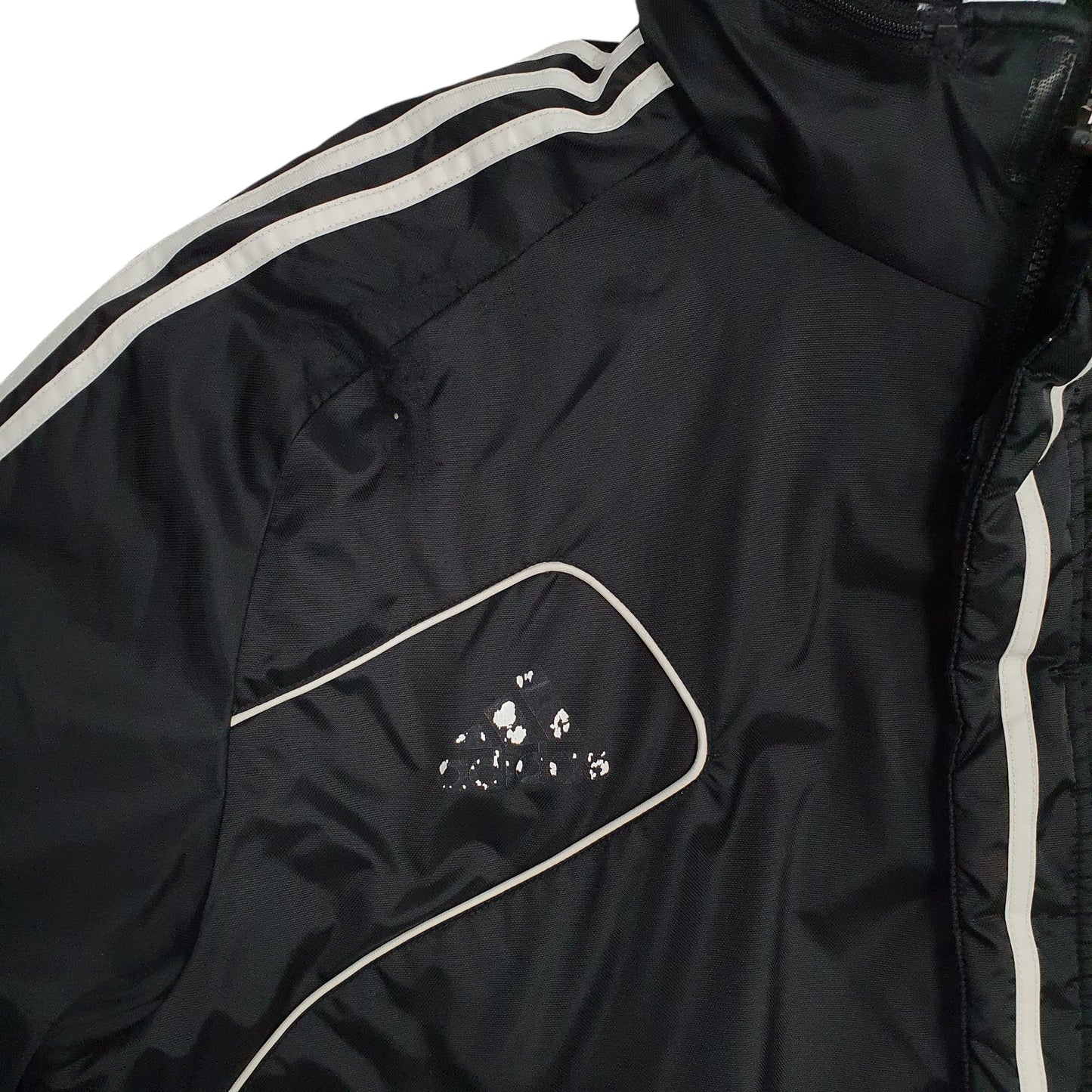 Mens Black Adidas Swansea City FC Centenary  Coat