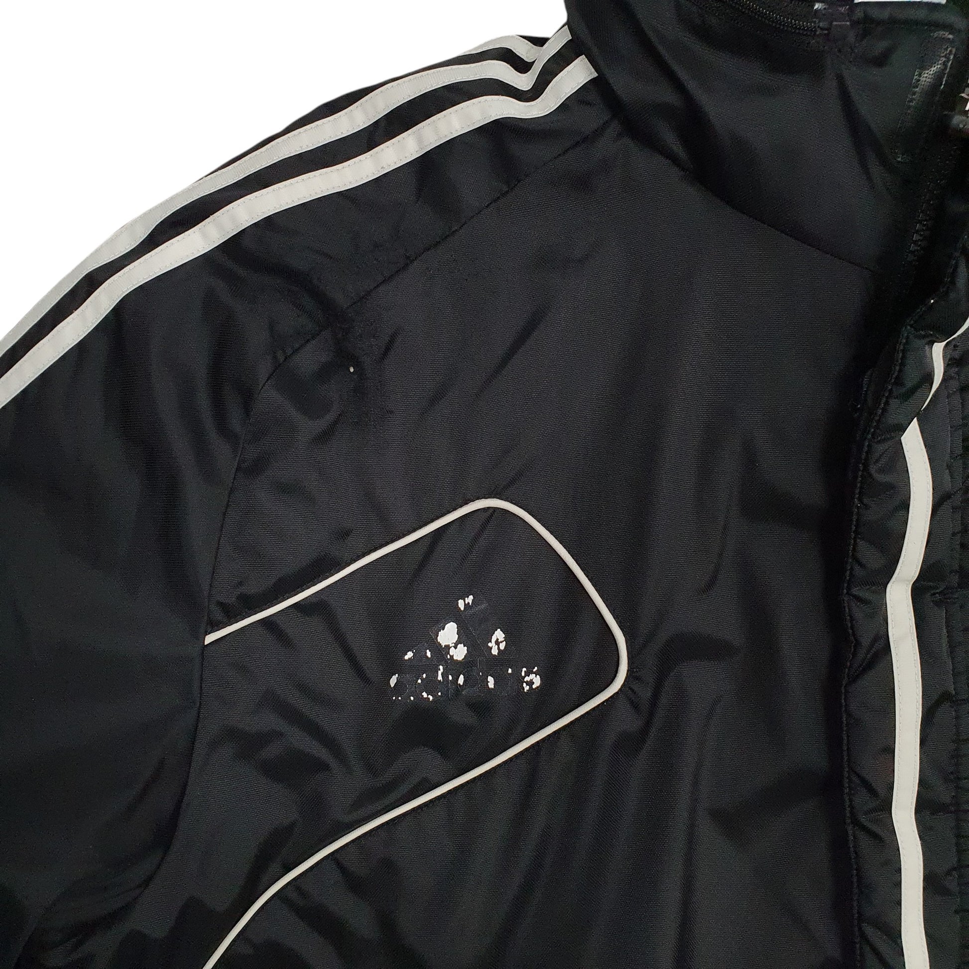Mens Black Adidas Swansea City FC Centenary  Coat