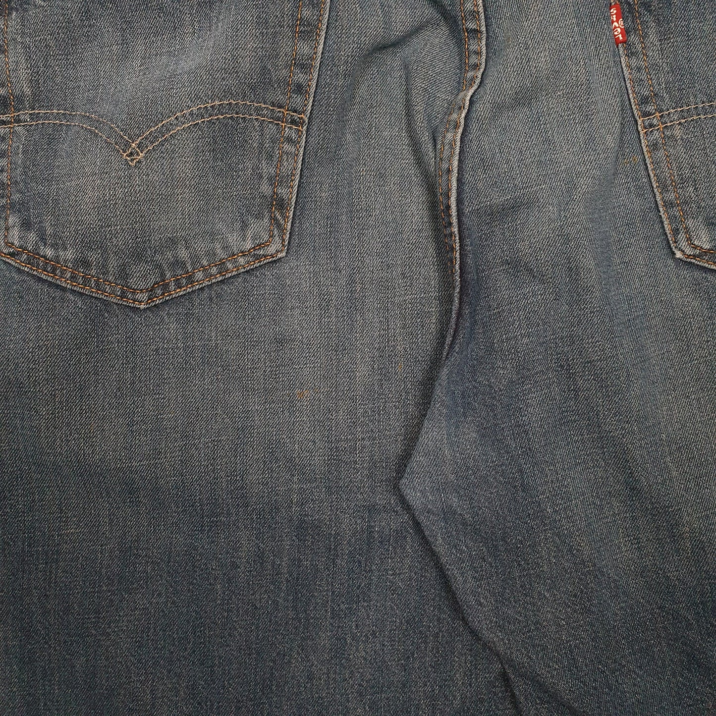 Mens Blue Levis 569  Shorts