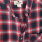 Mens Red Woolrich Plaid  Shirt