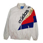 Mens White Adidas Track Top  Coat