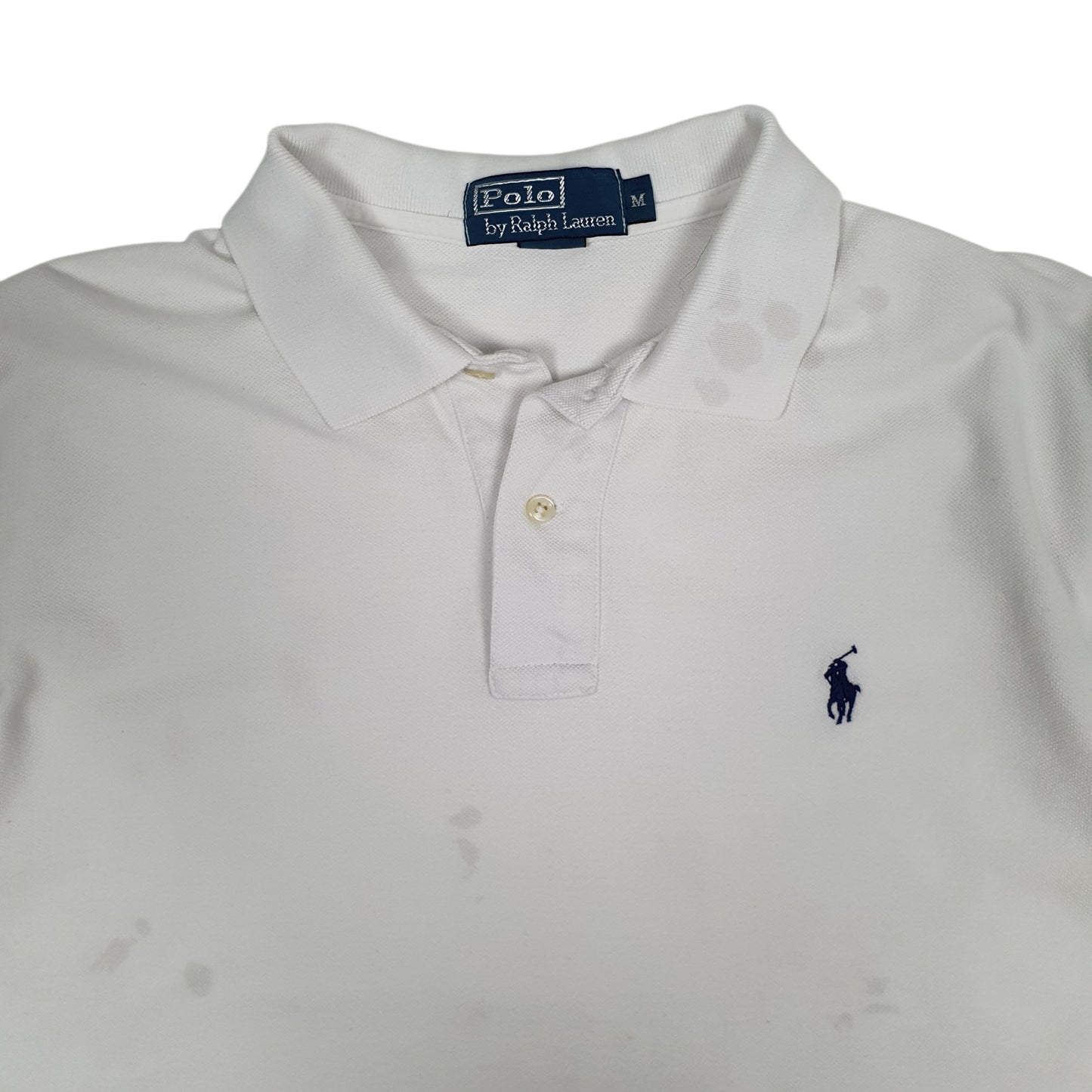 Mens White Polo Ralph Lauren   Polo Shirt