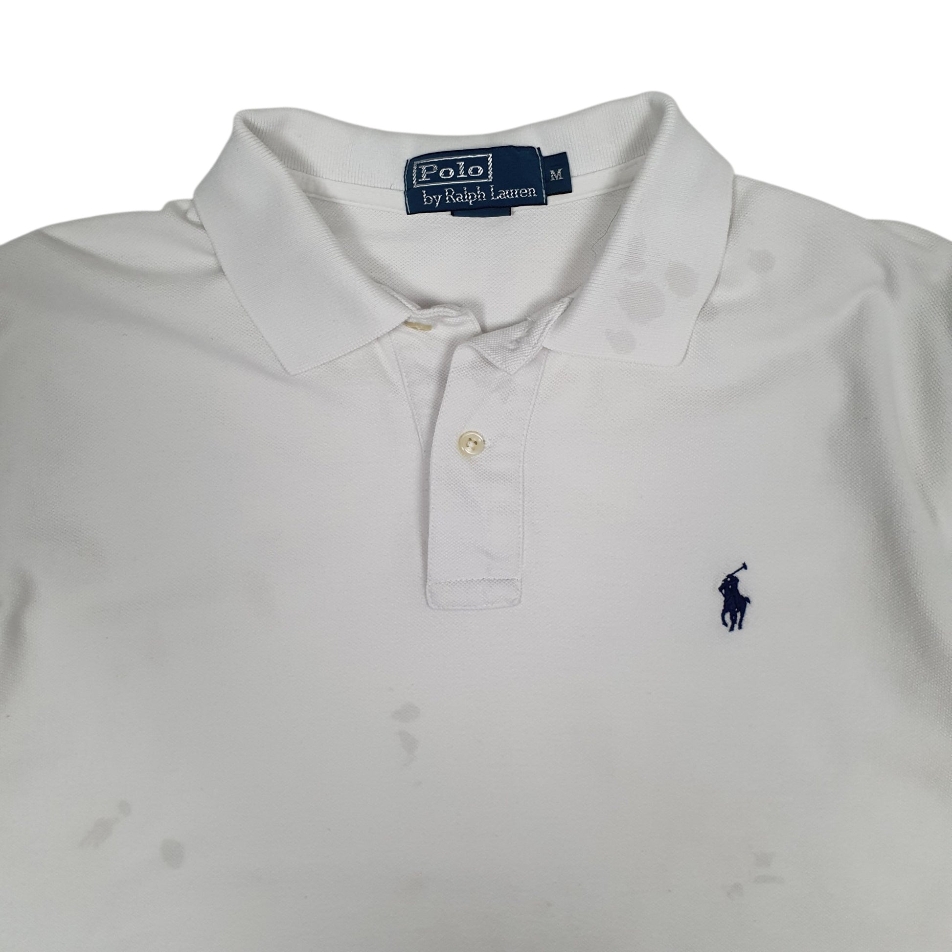 Mens White Polo Ralph Lauren   Polo Shirt