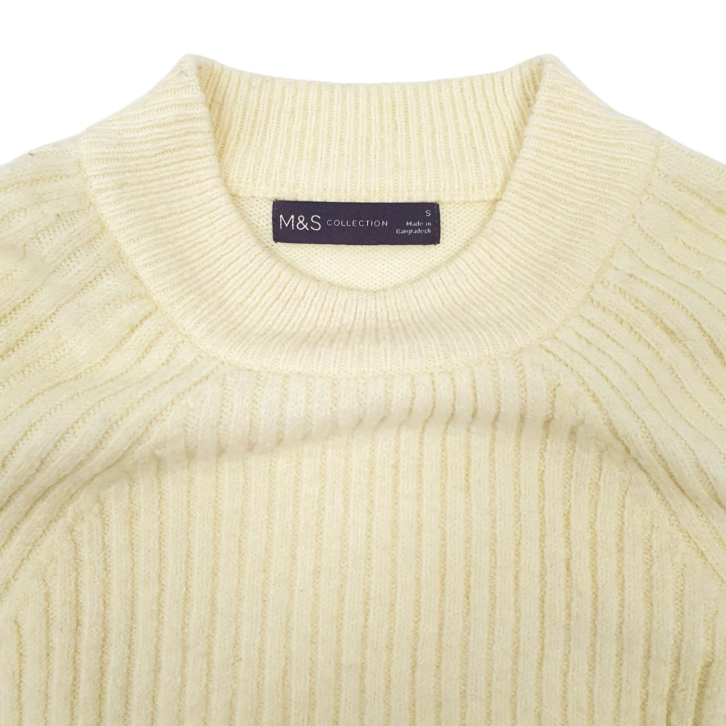 Womens Yellow M&S  Crewneck Jumper