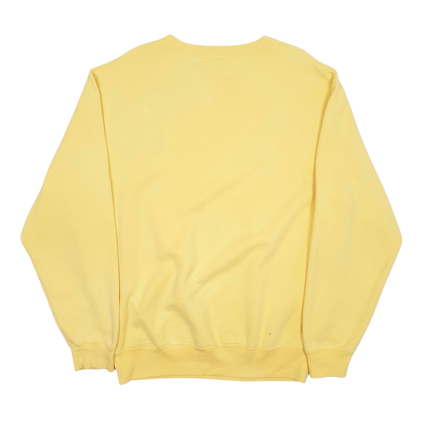 Mens Yellow Polo Ralph Lauren Vintage Crewneck Jumper