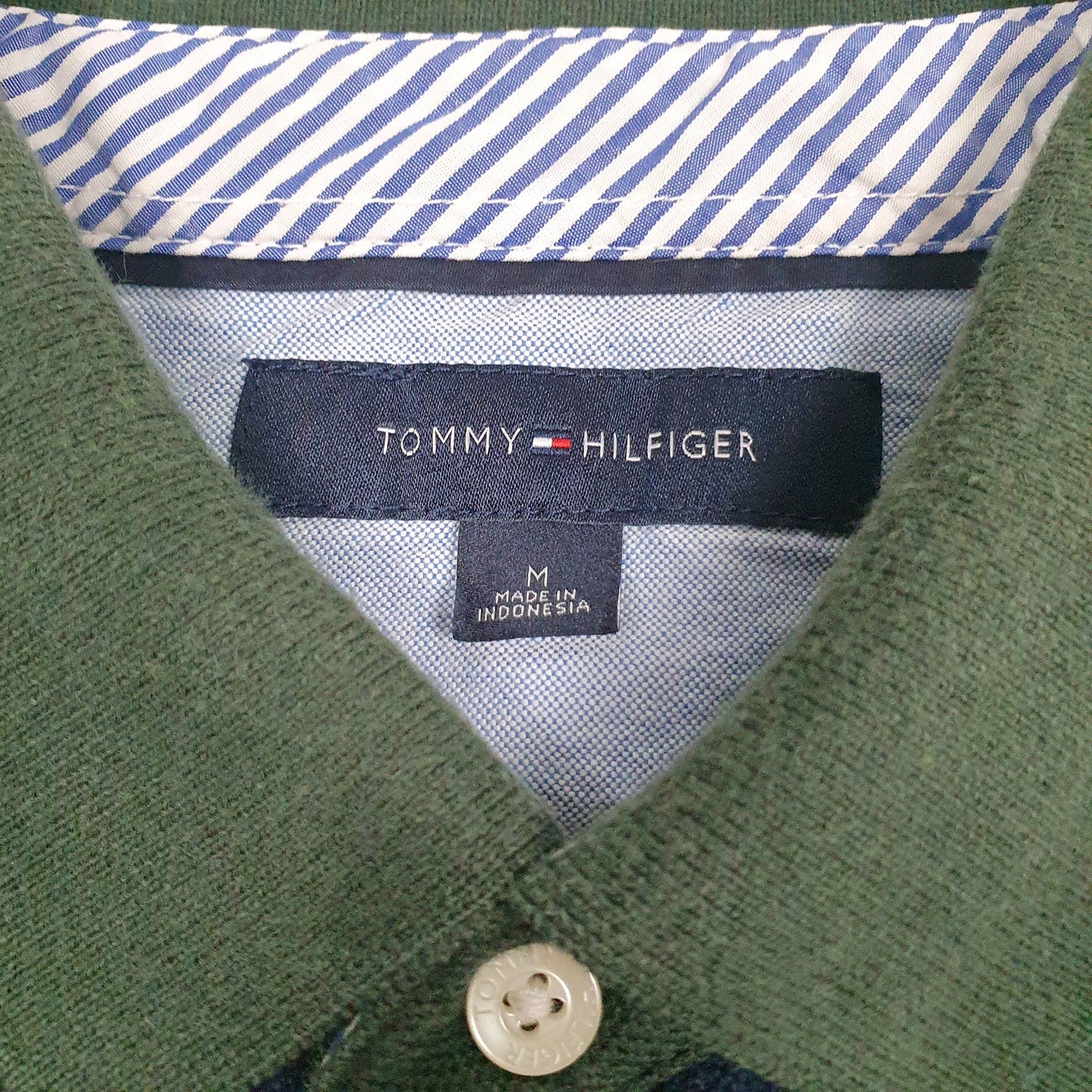 Mens Green Tommy Hilfiger   Polo Shirt