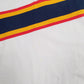 Mens White Barbarian Queens University Rugby Crewneck Polo Shirt