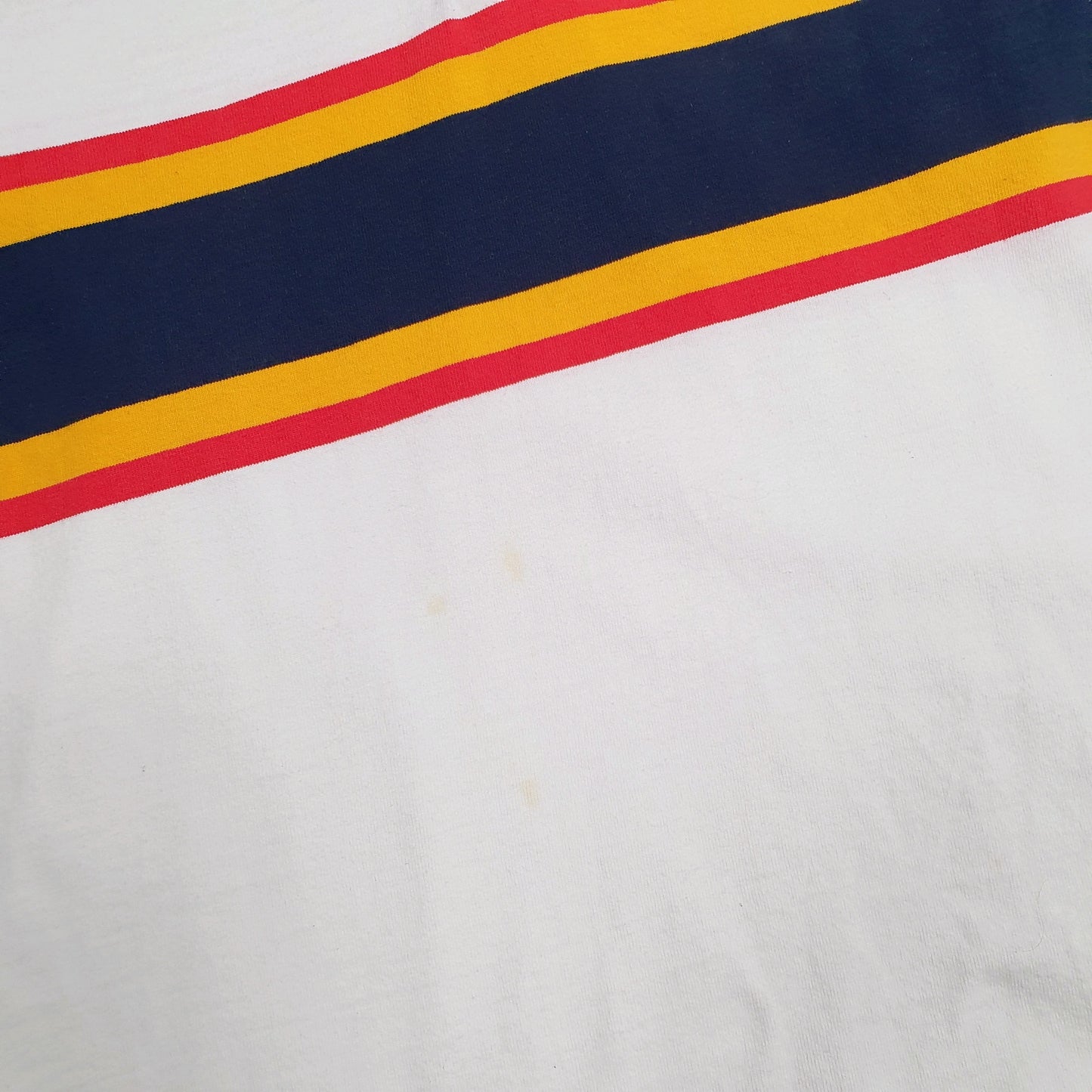 Mens White Barbarian Queens University Rugby Crewneck Polo Shirt