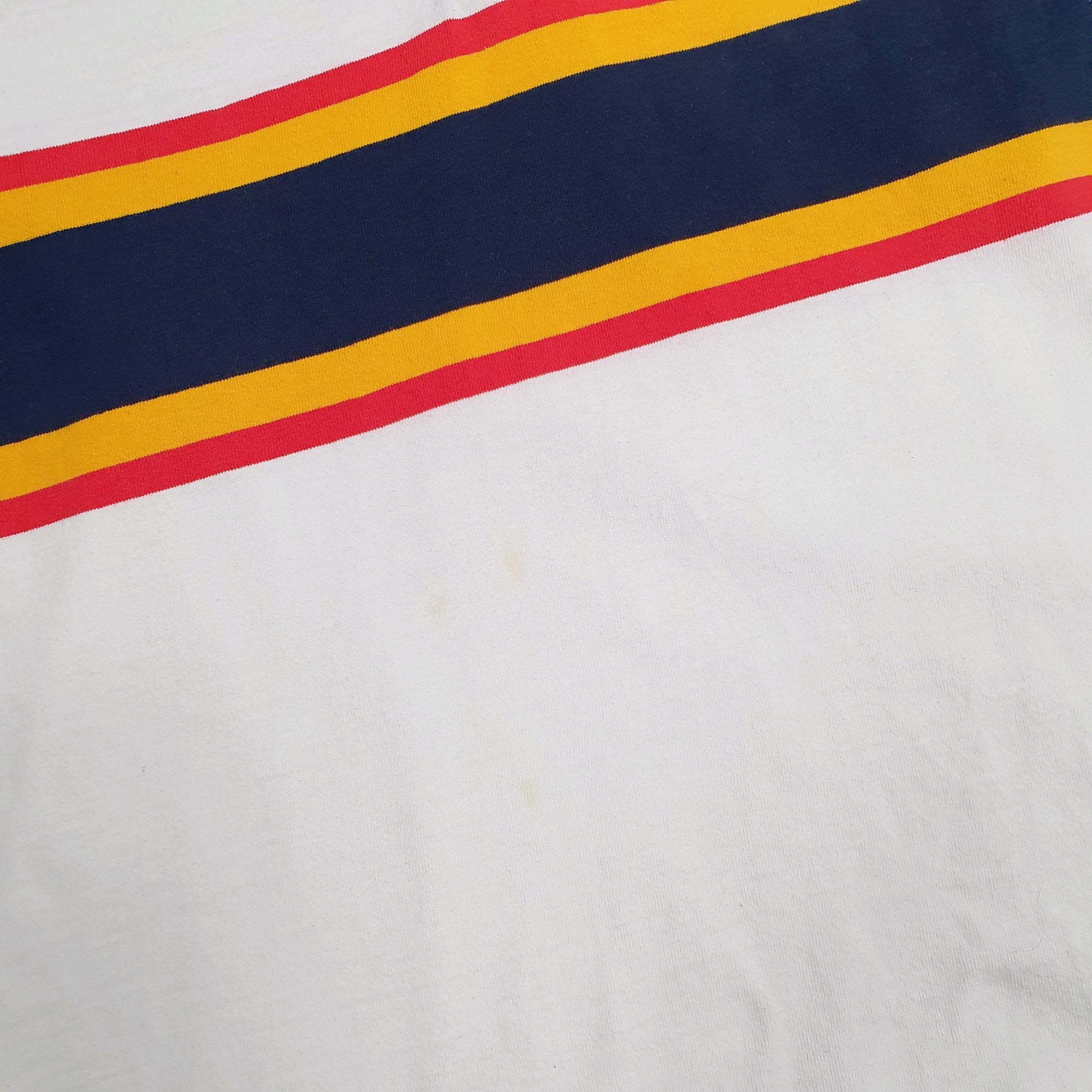 Mens White Barbarian Queens University Rugby Crewneck Polo Shirt