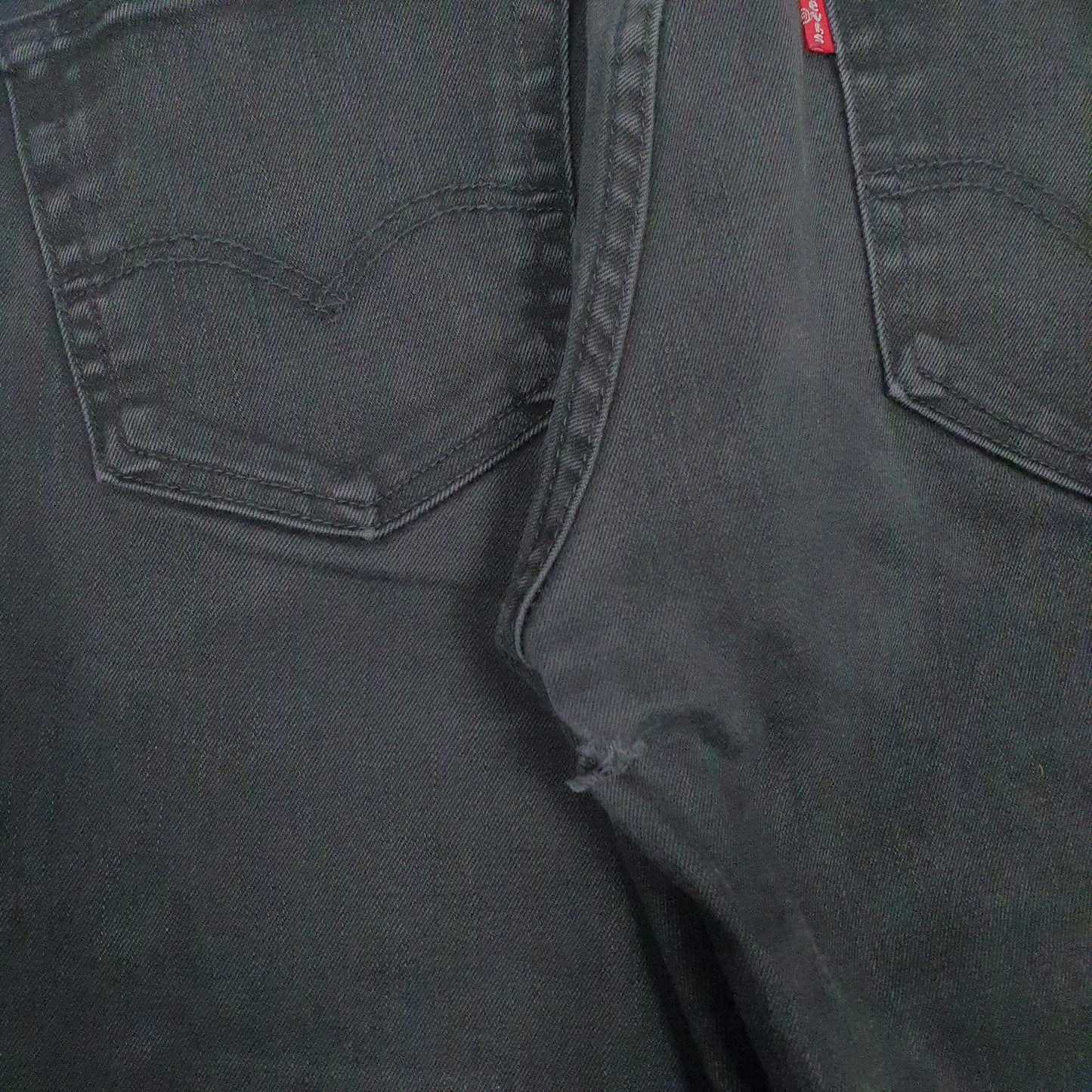 Mens Black Levis   Jeans