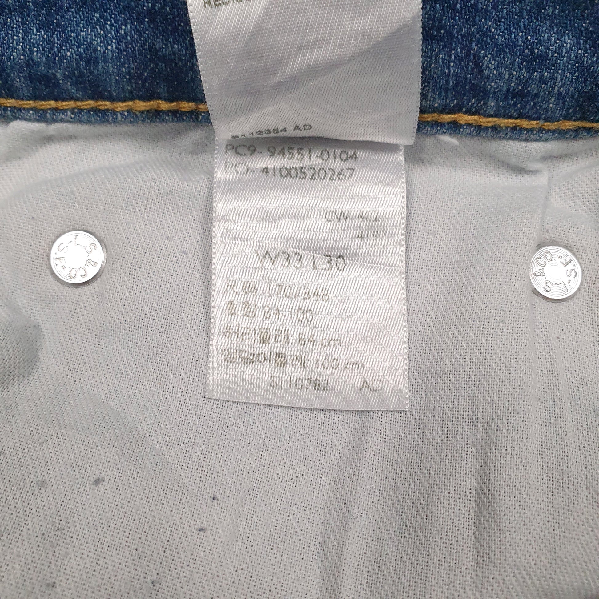 Mens Blue Levis   Jeans