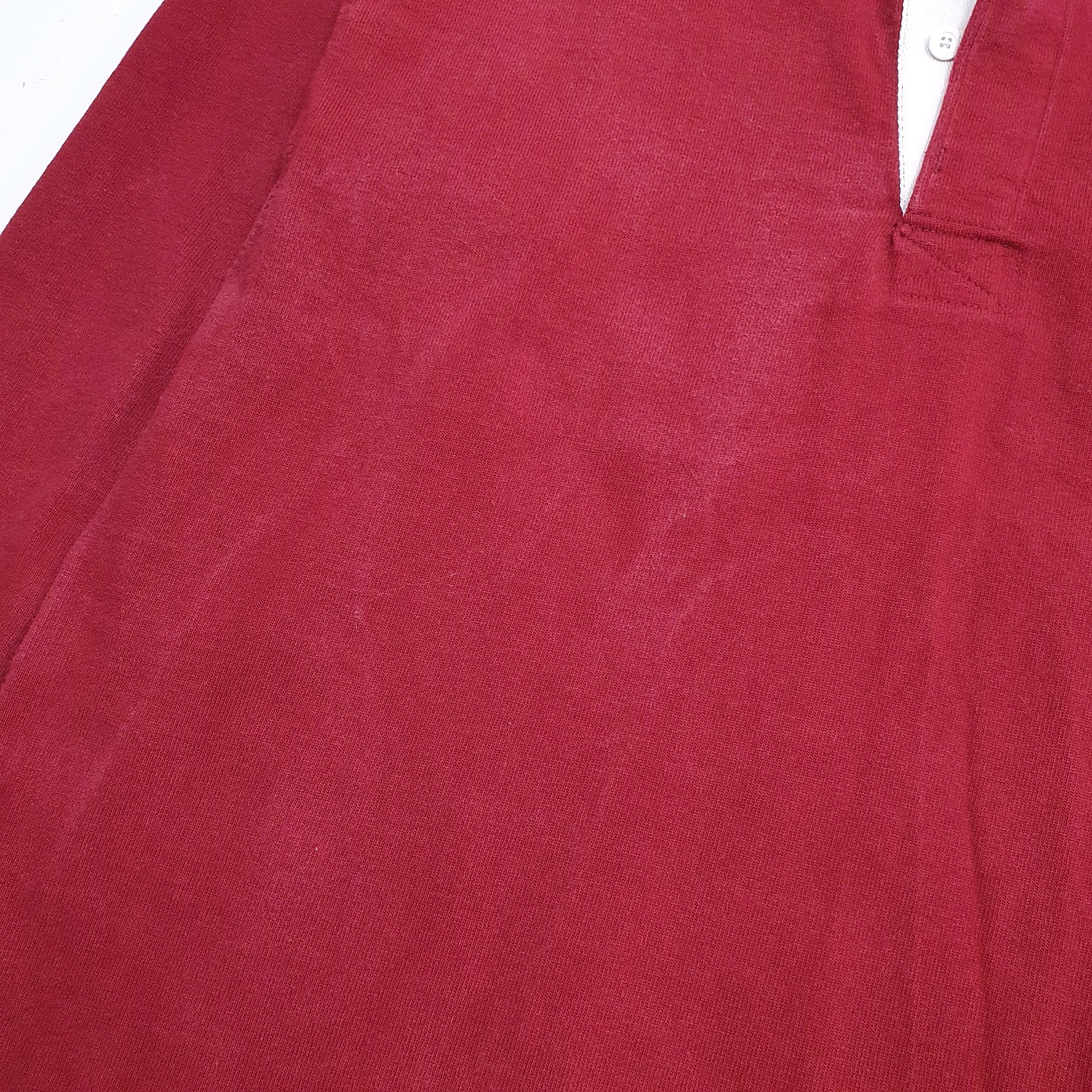 Mens Burgundy Barbarian Rugby  Polo Shirt