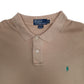 Mens Beige Polo Ralph Lauren   Polo Shirt