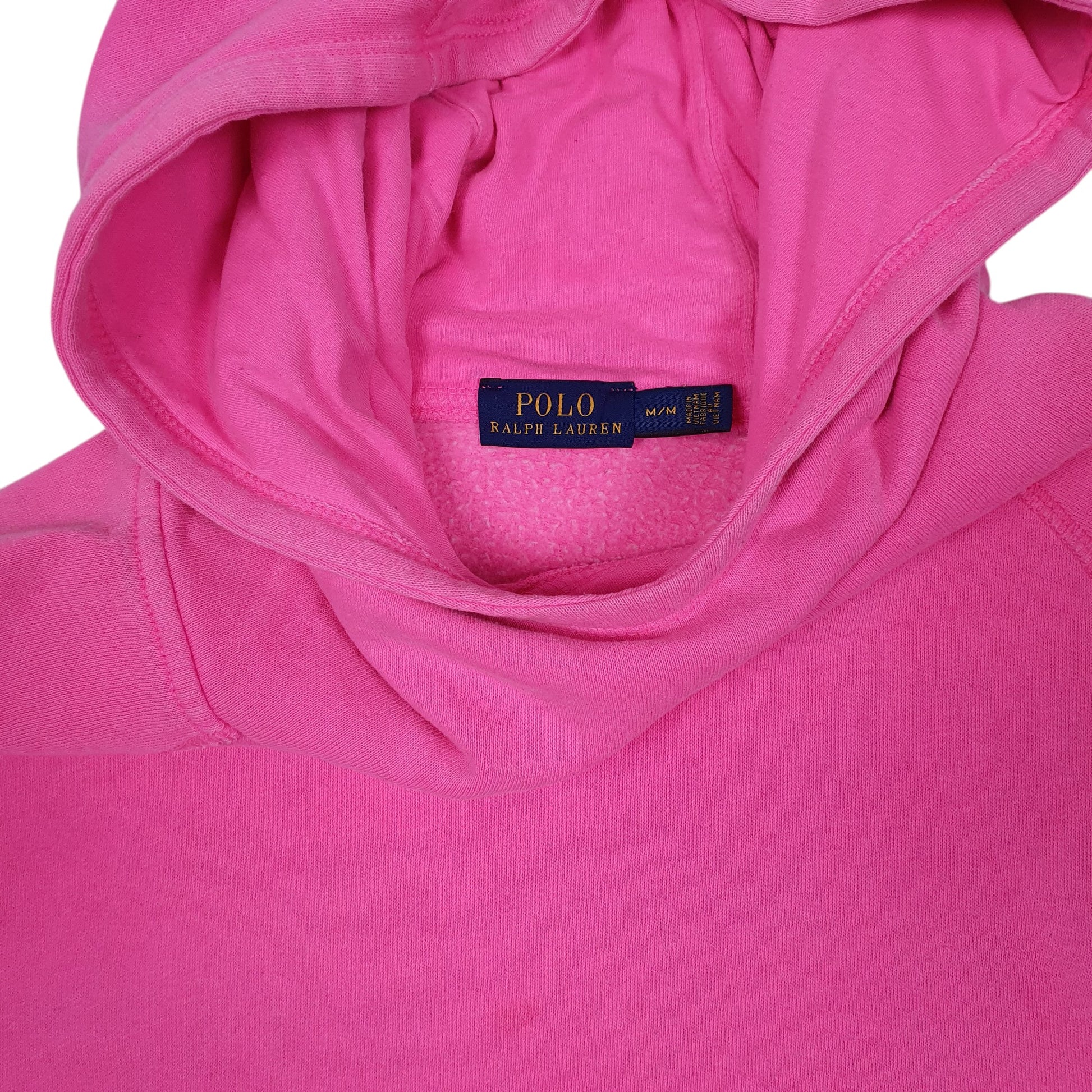 Womens Pink Polo Ralph Lauren Baggy Fit Hoodie Jumper