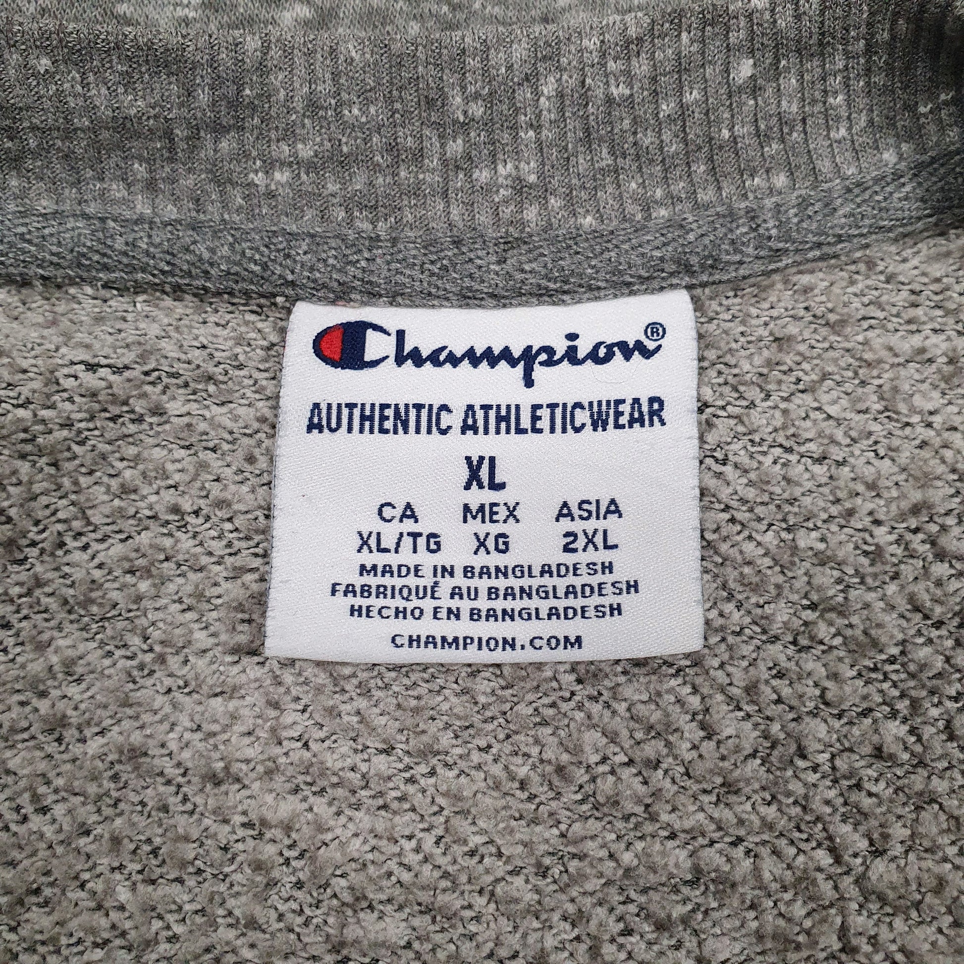 Mens Grey Champion Central Michigan Crewneck Jumper